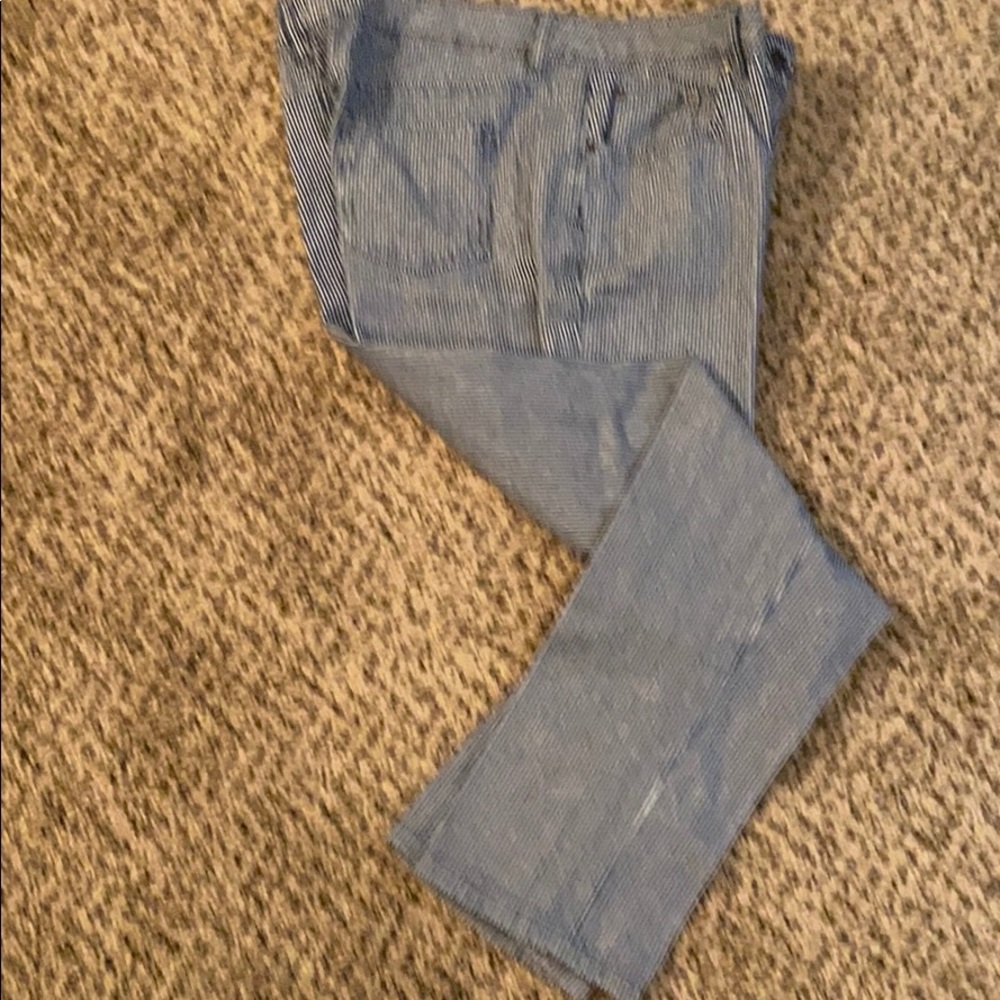 Per Se Stripe Design Jeans